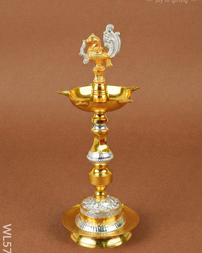 Annapakshi Kuthu Vilaku - 13 inch - WL5703 - EPNS Gifts