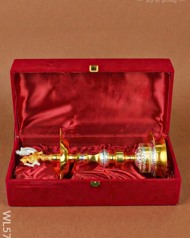 Annapakshi Kuthu Vilaku - 13 inch - WL5703 - EPNS Gifts