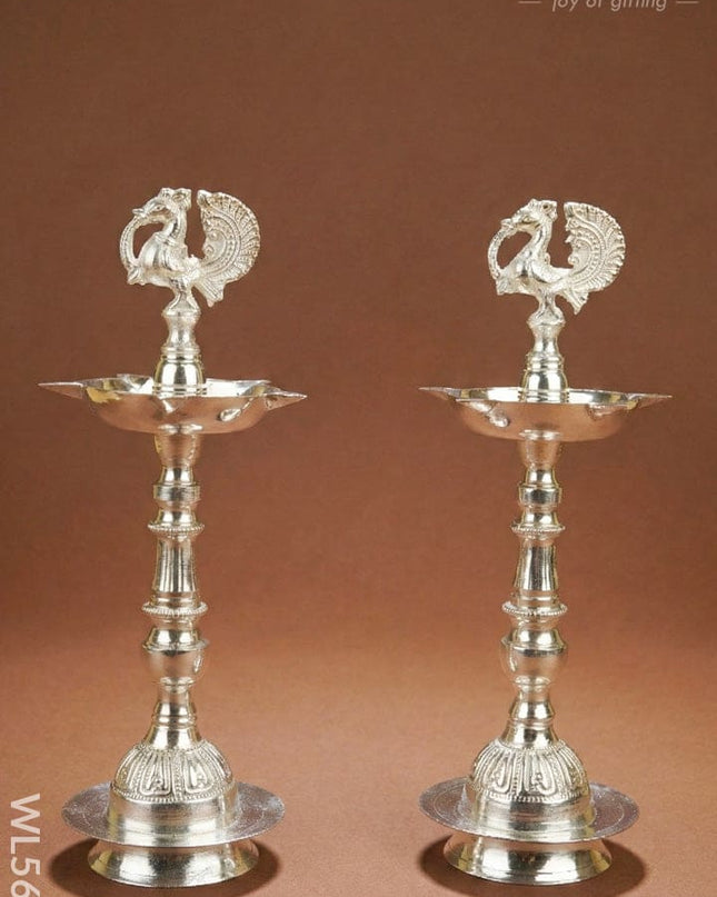 Annapakshi Kuthu Vilaku - Set of 2 - 13 inch - WL5681 - EPNS Gifts