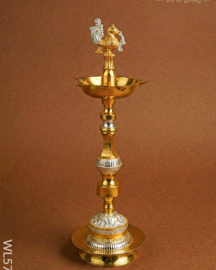 Annapakshi Kuthu Vilaku - Set of 2 - 20 inch - WL5707 - EPNS Gifts