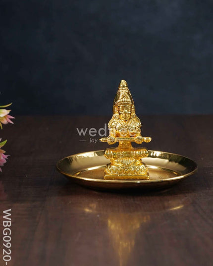 Annapoorni Idol With Plate - Wbg0920 4 Inch Divine Figurines