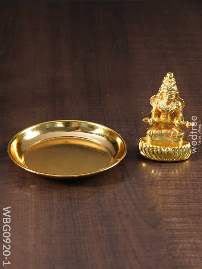 Annapoorni Idol With Plate - Wbg0920 Divine Figurines