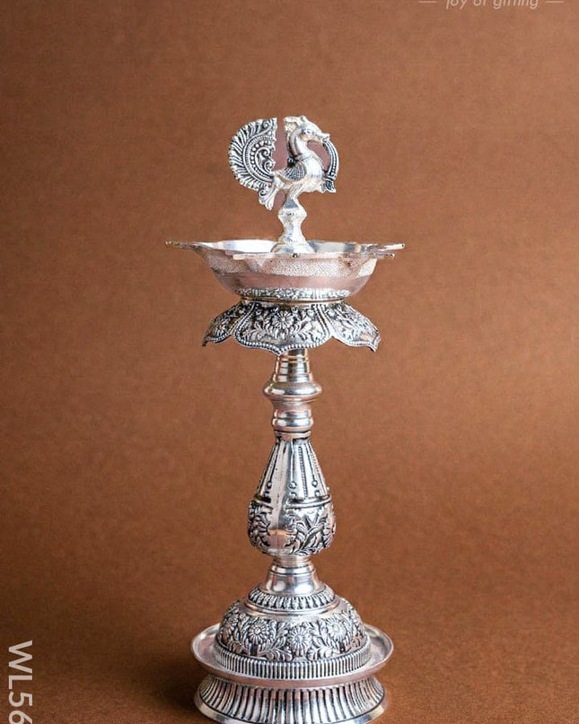 Antique Annapakshi Kuthu Vilaku - 10 inch - WL5680 - EPNS Gifts