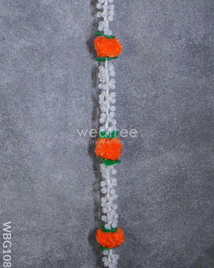 Artificial Flower Thoran With Leaf - Set Of 2 Wbg1081 Thorans