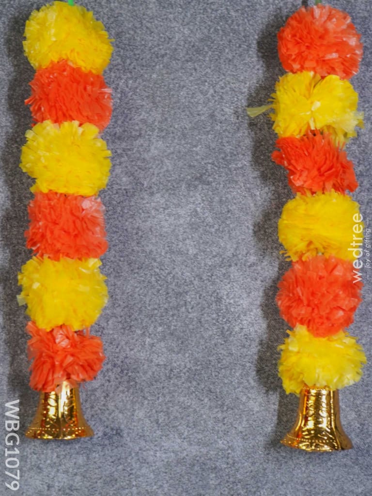Artificial Flower Thoran With Bells - Wbg1079 Thorans