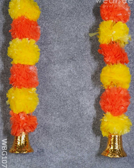 Artificial Flower Thoran With Bells - Wbg1079 Thorans