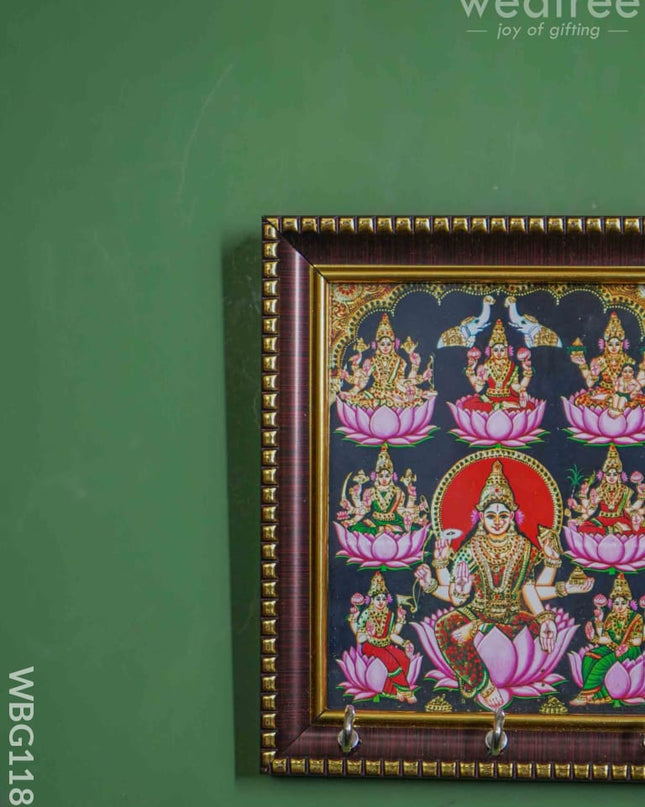Ashtalakshmi Frame Key Hanger - WBG1187 - Photo Key Hangers RG