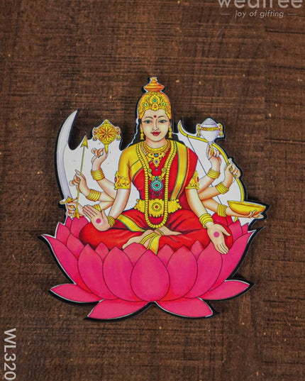 Ashtalakshmi Fridge Magnet Set - Wl3200 Wooden Decor