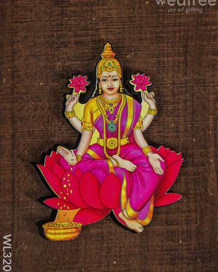 Ashtalakshmi Fridge Magnet Set - Wl3200 Wooden Decor