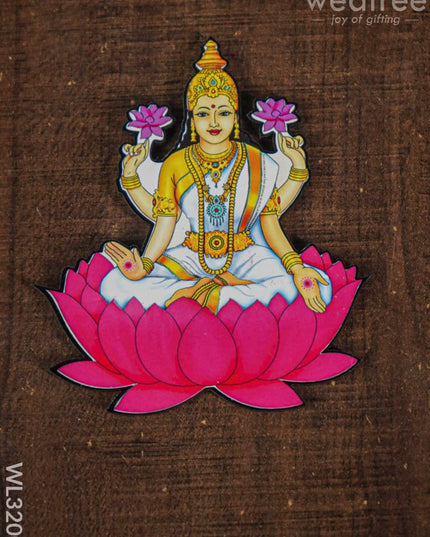 Ashtalakshmi Fridge Magnet Set - Wl3200 Wooden Decor