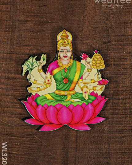 Ashtalakshmi Fridge Magnet Set - Wl3200 Wooden Decor