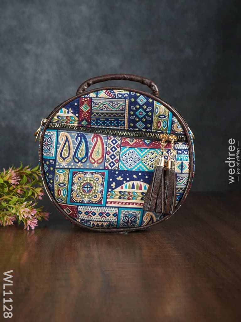 Assorted Design Sling Bag With Double Side Zipper - Wl1128 Bags