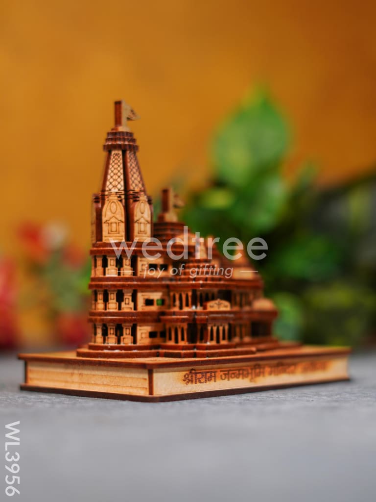 Ayodhya Temple - Wl3956 Wooden Decor