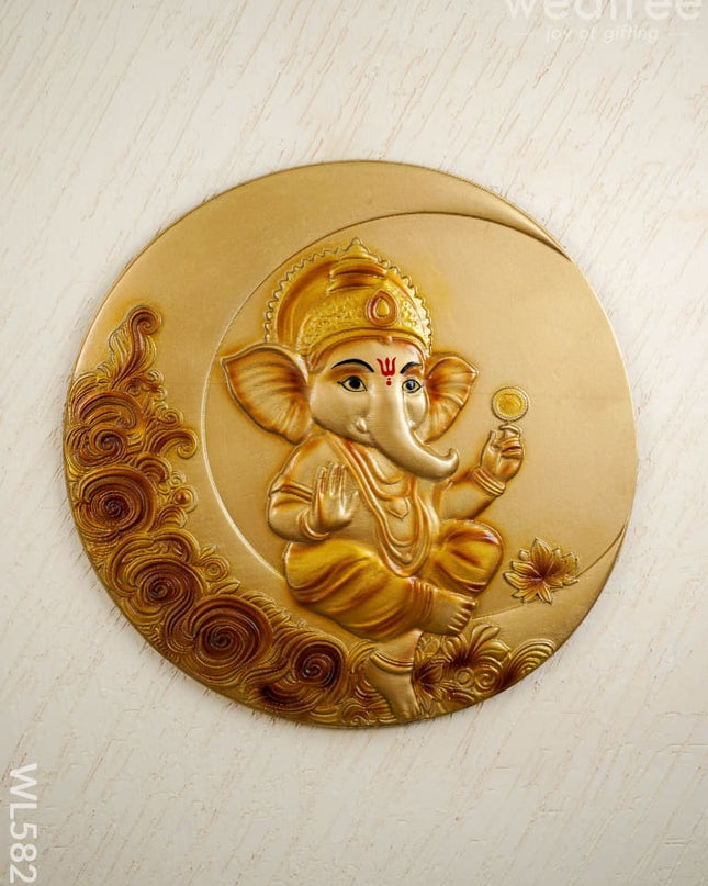Baby Ganesha Wall Hanging Frame - 30 inch - WL5821 - Frames