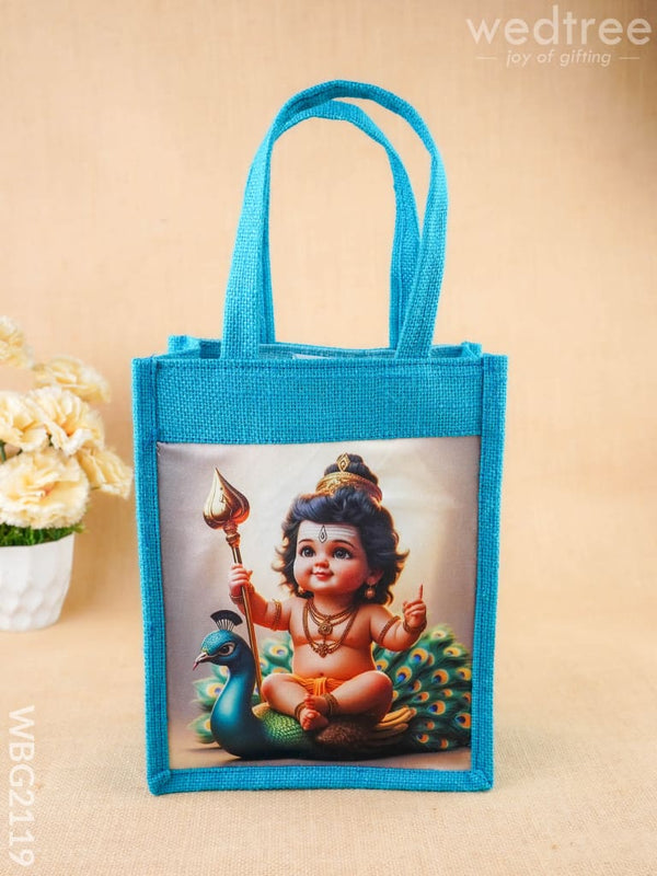 Baby Murugar Jute Bag - 10 inch - WBG2119 - Jute Bags