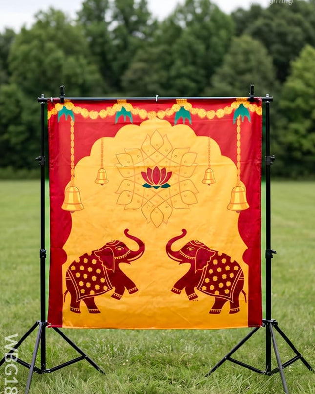 Back Drop Design - Elephant Prints - WBG1870 - Backdrops
