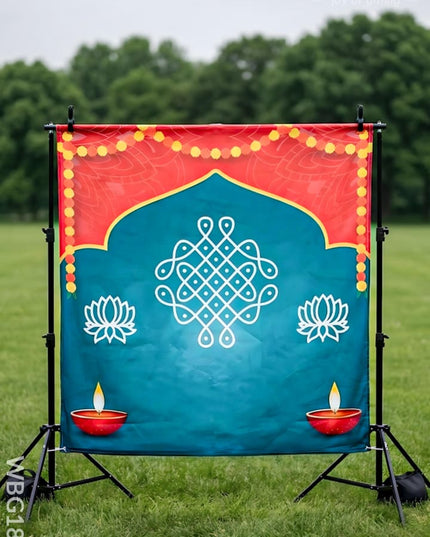 Back Drop Design - Kolam Prints - WBG1871 - Backdrops