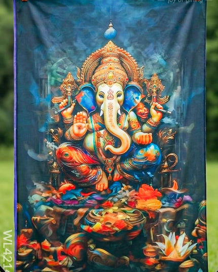 Back Drop - Ganesha Design - WL4214-1 - Backdrops