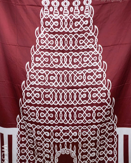 Back Drop - Gopuram Kolam - WL5965 - Backdrops