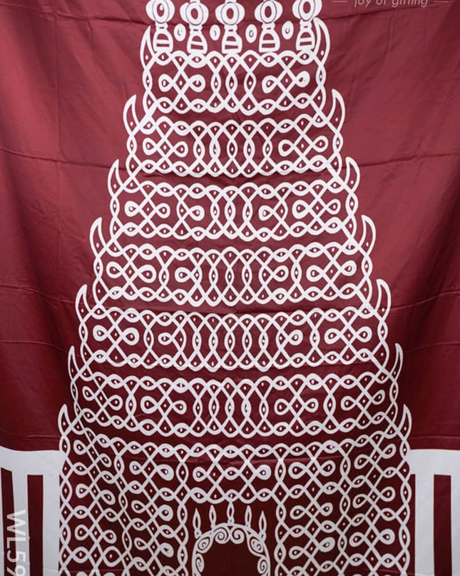 Back Drop - Gopuram Kolam - WL5965 - Backdrops