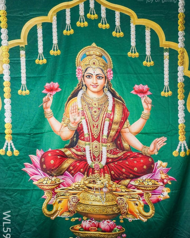 Back Drop - Lakshmi - WL5964 - Backdrops