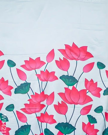 Back Drop - Lotus Pichwai Design - WL4215-3 - Backdrops