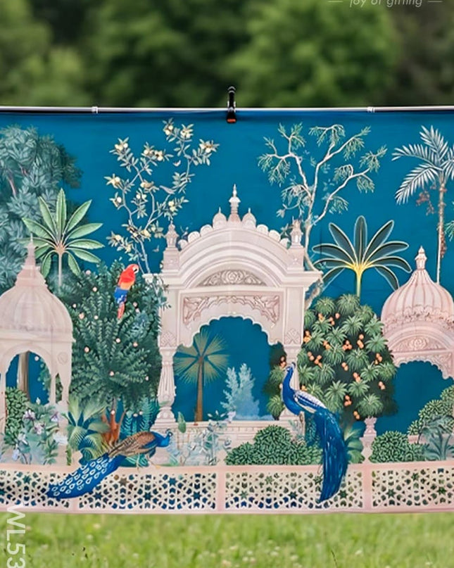 Back Drop - Peacock Design - WL5360 - Backdrops