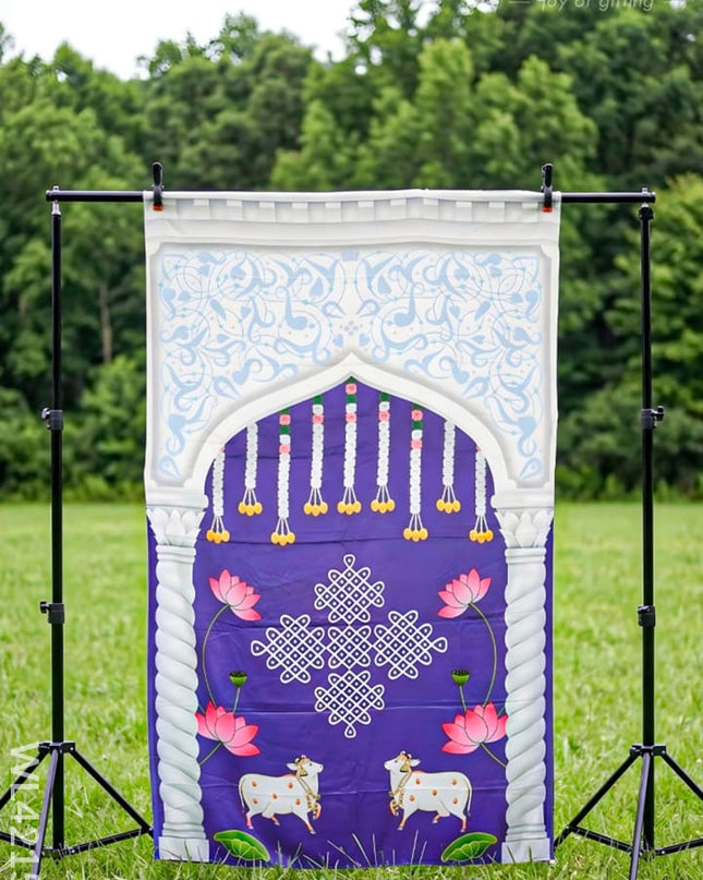 Back Drop - Pichwai Thoranam - WL4215-2 - Backdrops