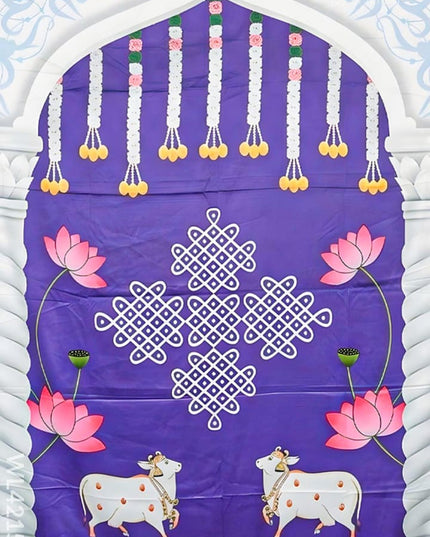 Back Drop - Pichwai Thoranam - WL4215-2 - Backdrops