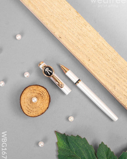 Ball Pen - Puket White Advocate - WBG1676 Pens