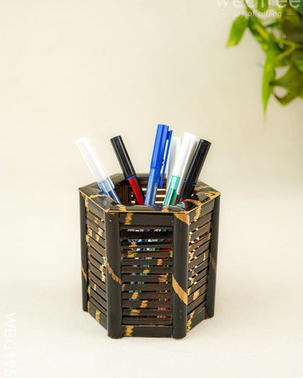 Bamboo - Pen Stand - 4 inch - WBG1958 - Eco-Friendly RG
