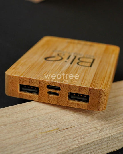 Bamboo Power Bank - Wl4007 Personalised Gifts