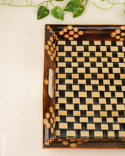 Bamboo Tray - 15x12 inch - WL5669 - Wooden Trays