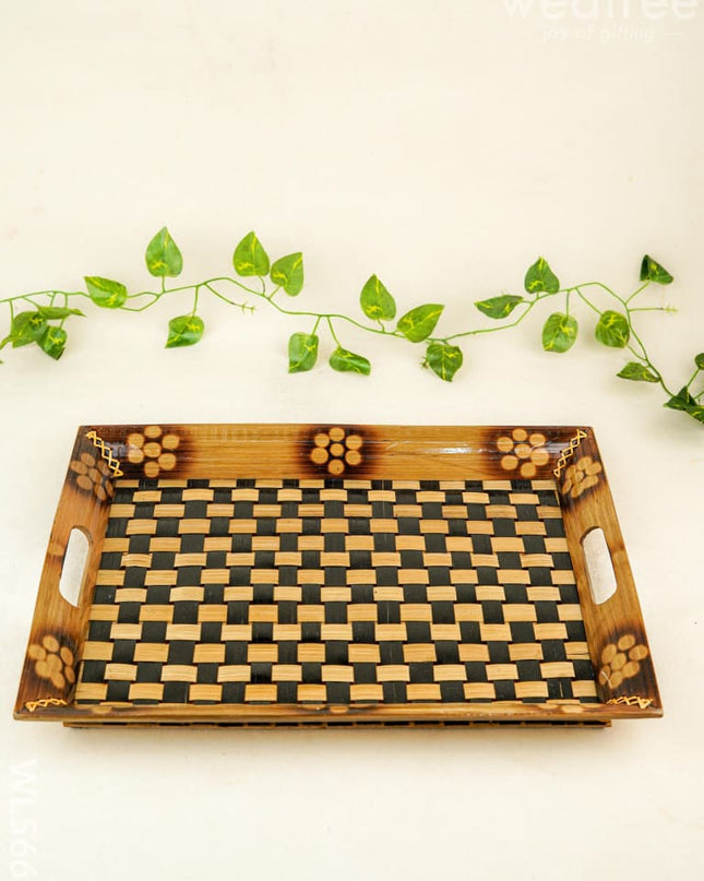 Bamboo Tray - 15x12 inch - WL5669 - Wooden Trays