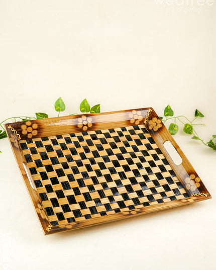 Bamboo Tray - 15x12 inch - WL5669 - Wooden Trays