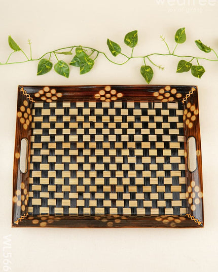 Bamboo Tray - 15x12 inch - WL5669 - Wooden Trays