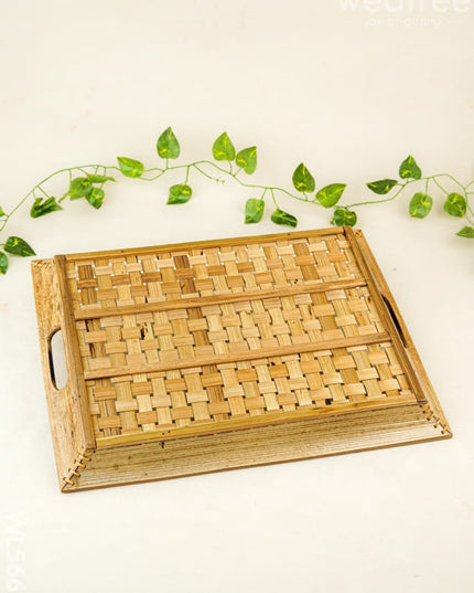 Bamboo Tray - 15x12 inch - WL5669 - Wooden Trays
