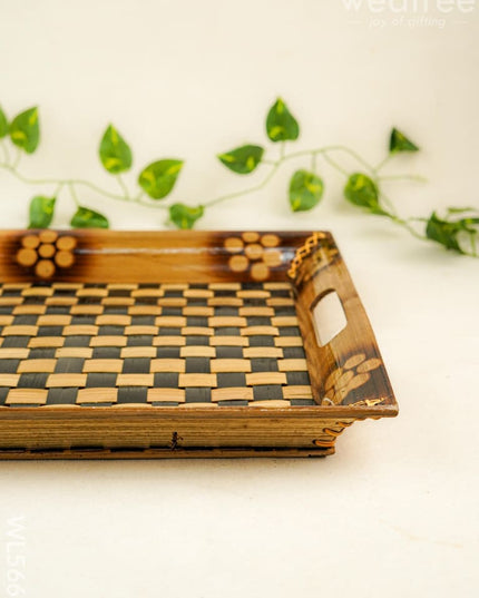 Bamboo Tray - 15x12 inch - WL5669 - Wooden Trays