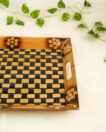 Bamboo Tray - 15x12 inch - WL5669 - Wooden Trays