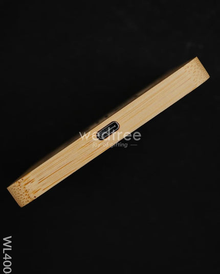 Bamboo Wireless Charger With Usb Hub - 15W Wl4004 Personalised Gifts
