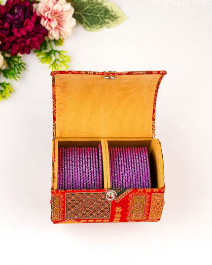 Banarasi Bangle Box - 4 inch - WBG2009 - Jewellery Holders RG