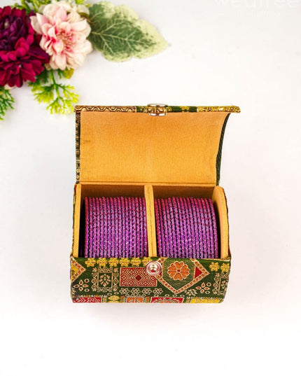Banarasi Bangle Box - 4 inch - WBG2009 - Jewellery Holders RG