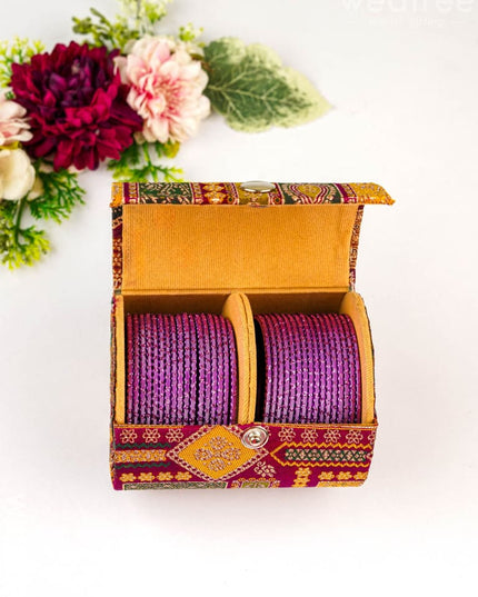 Banarasi Bangle Box - 4 inch - WBG2009 - Jewellery Holders RG