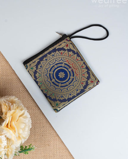 Banarasi Coin Purse - 5 inch - WBG1840 - Clutches & Purses