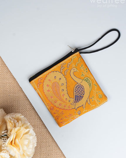 Banarasi Coin Purse - 5 inch - WBG1840 - Clutches & Purses
