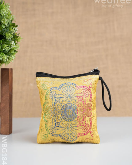 Banarasi Coin Purse - 5 inch - WBG1840 - Clutches & Purses