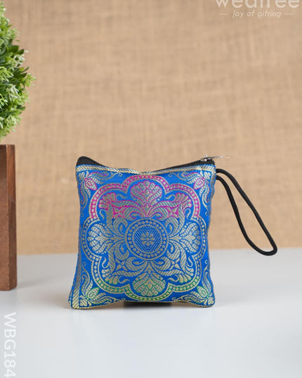 Banarasi Coin Purse - 5 inch - WBG1840 - Clutches & Purses
