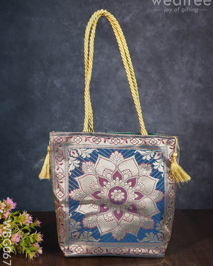 Banarasi Handbag ( 10 X 10) - Wbg0670 Hand Bags