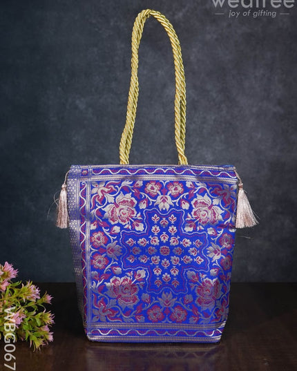 Banarasi Handbag ( 10 X 10) - Wbg0670 Hand Bags