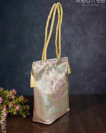 Banarasi Handbag ( 10 X 10) - Wbg0670 Hand Bags